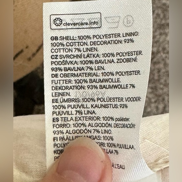 H&M Chiffon Swing Top Ivory- NWT - Picture 11 of 15